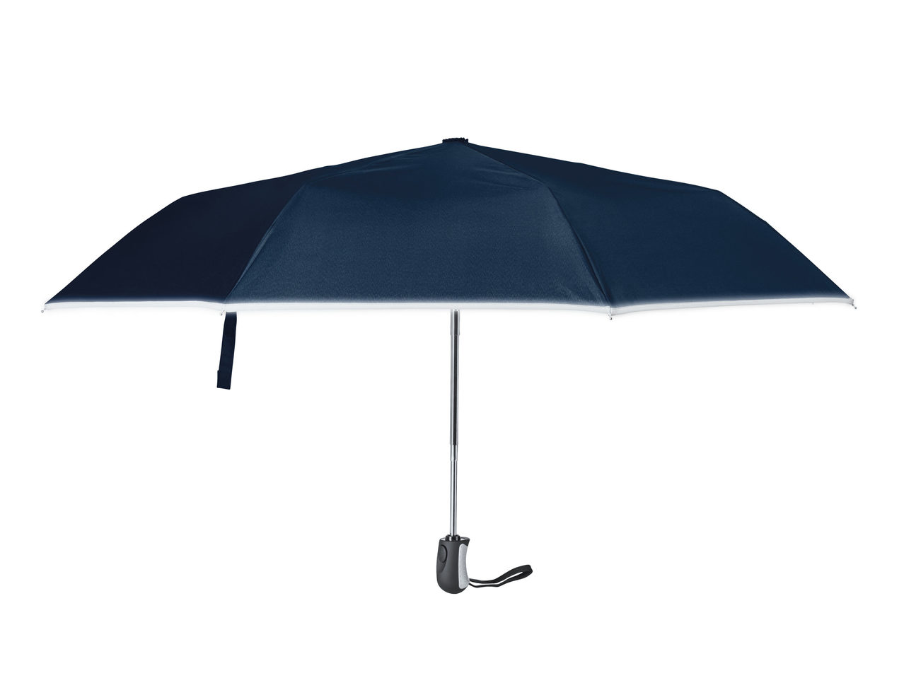 Umbrelă cu dungi reflectorizante