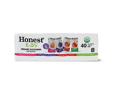Honest Kids 
 ORGANIC Juice Box 40-Count Variety Pack