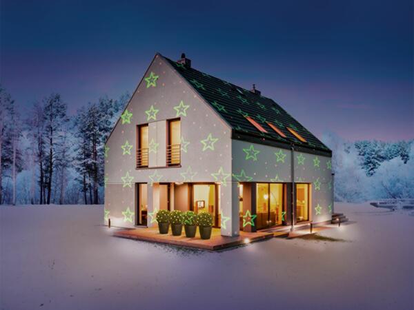 Proyector láser giratorio con luces LED de Navidad