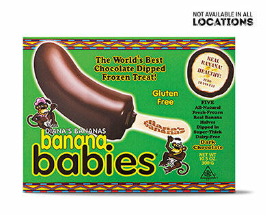 Diana's Bananas Milk or Dark Chocolate Banana Babies