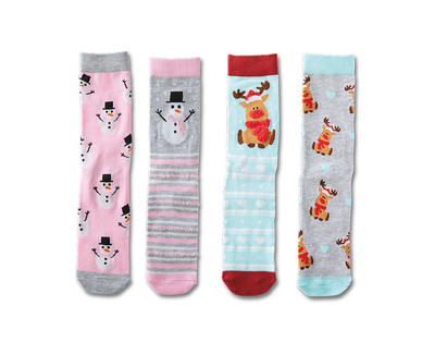 Merry Moments Men's or Ladies' 2-Pair Holiday Socks