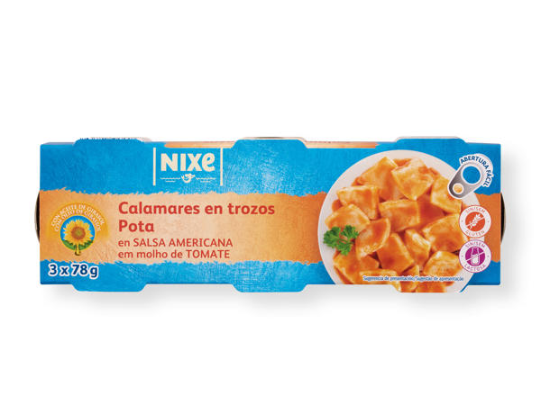 'Nixe(R)' Calamares en trozos en salsa americana