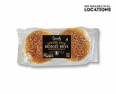 Specially Selected Sesame Seed Brioche Buns