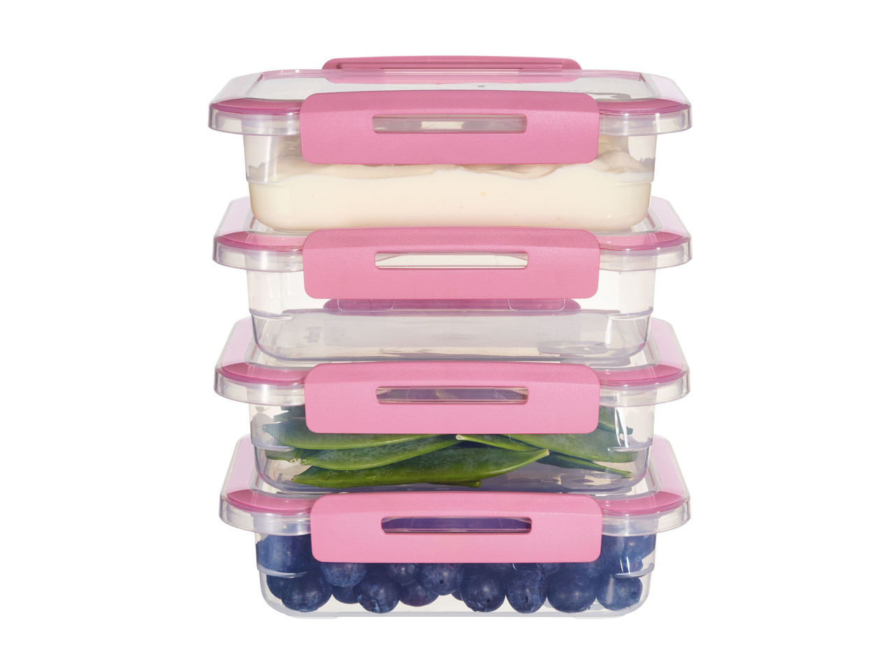 Food Storage Container Set with Hermetic Seal