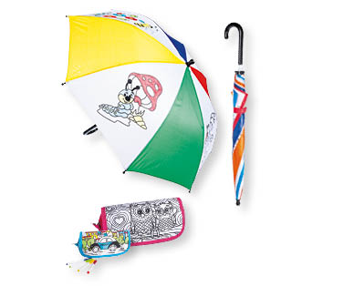 Ombrello/Astuccio per bambini da colorare IMPIDIMPI