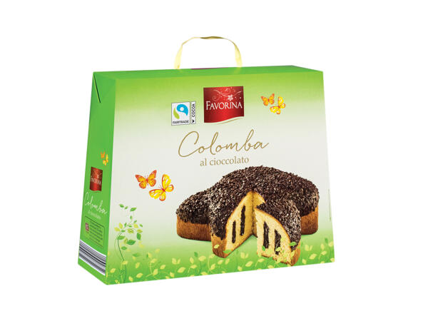 Colomba Filled and Covered with Chocolate