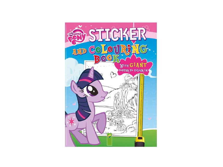 Character Sticker and Colouring Book