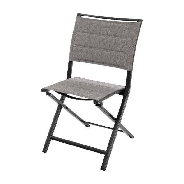 Chaise pliante en aluminium