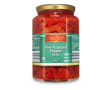 Casa Barelli Fire Roasted Peppers Strips 1.6kg