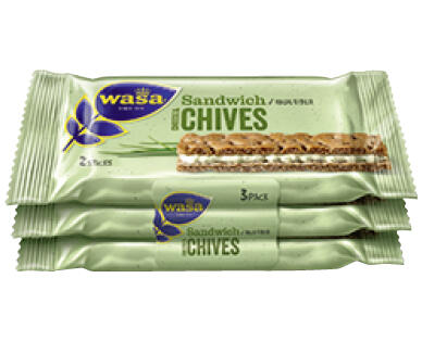 WASA(R) CRACKER SANDWICH TRIO CHEESE & CHIVES