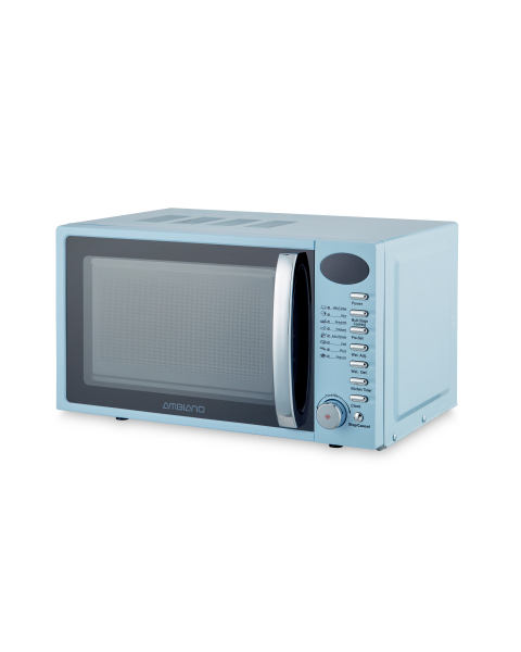 Blue Retro Microwave