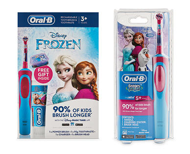 Oral-B Star Wars or Frozen Kid's Oral Care Kit