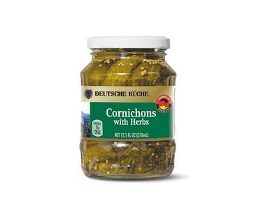 Deutsche Küche Herb or Chili Cornichons