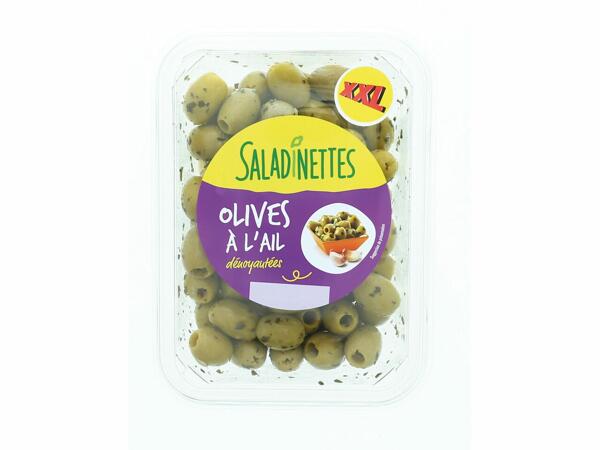 Olives à l'ail XXL