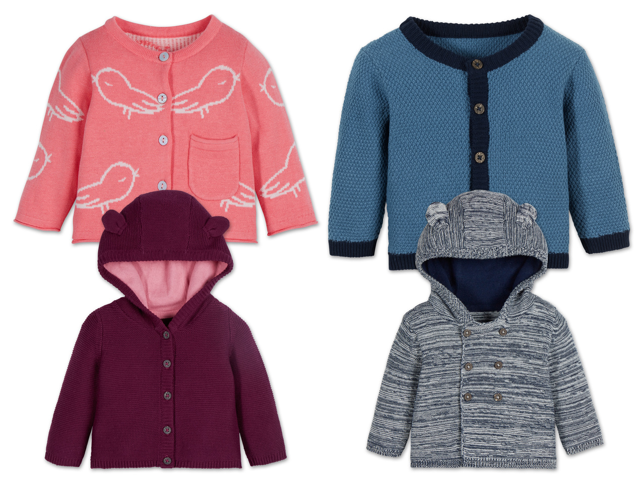 LUPILU(R)PURE COLLECTION Baby Strickjacke1