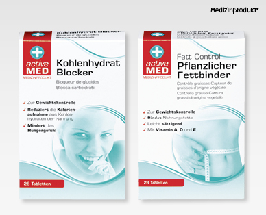 ACTIVE MED Kohlenhydrat-Blocker/Pflanzlicher Fettbinder