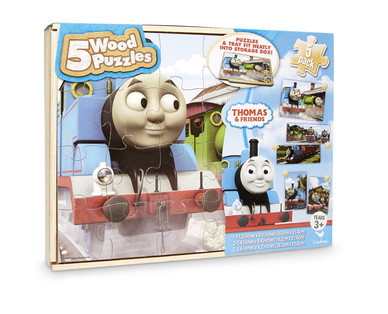 5-In-1 Licensed Wooden Puzzles