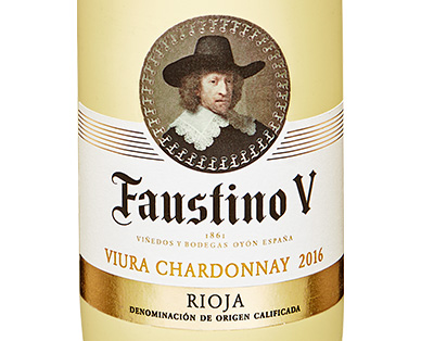 Faustino V 2016 Tempranillo Rosado oder 2016 Viura Chardonnay