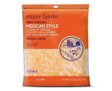 Happy Farms Shredded Mexican Cheese
