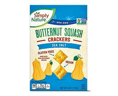 Simply Nature 
 Butternut Squash Sea Salt or Cinnamon Brown Sugar Crackers