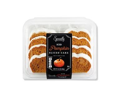 Specially Selected Cream Cheese Iced Pumpkin Sliced Loaf Cake