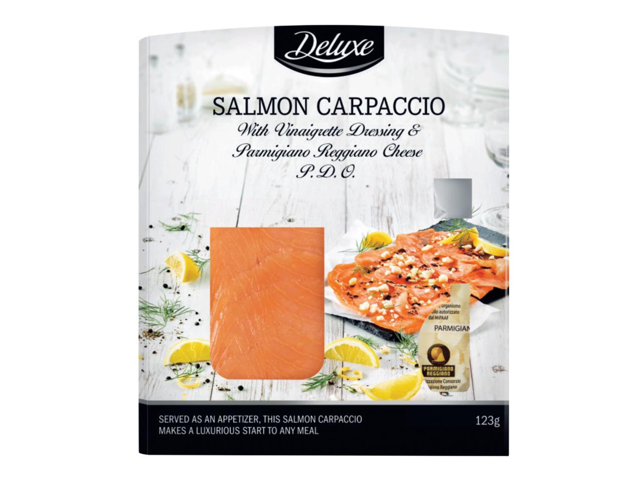 DELUXE Salmon Carpaccio