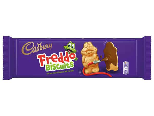 Cadbury Freddo biscuits nappage chocolat