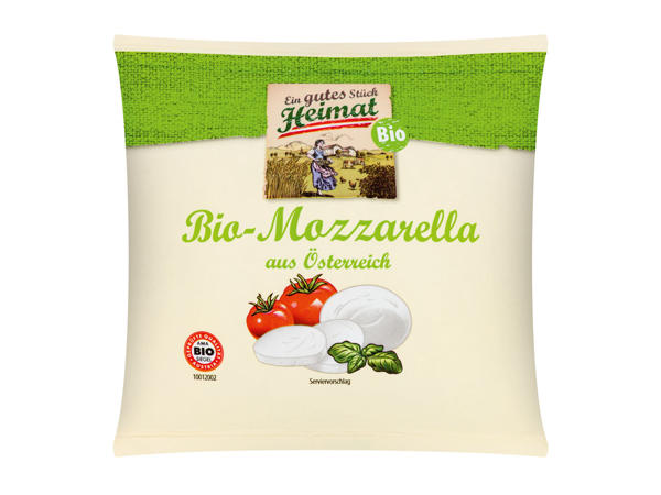 EIN GUTES STÜCK HEIMAT Bio-Mozzarella