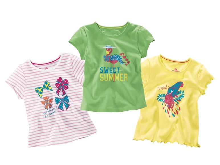 3 tee-shirts fille