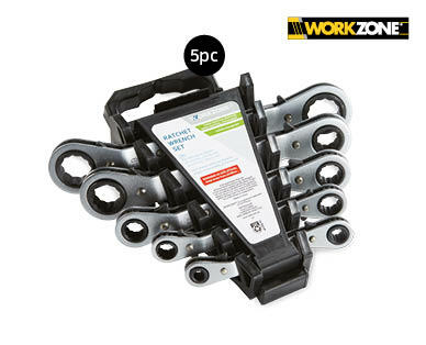 Ratchet Spanner or Ratchet Wrench 5pc Sets