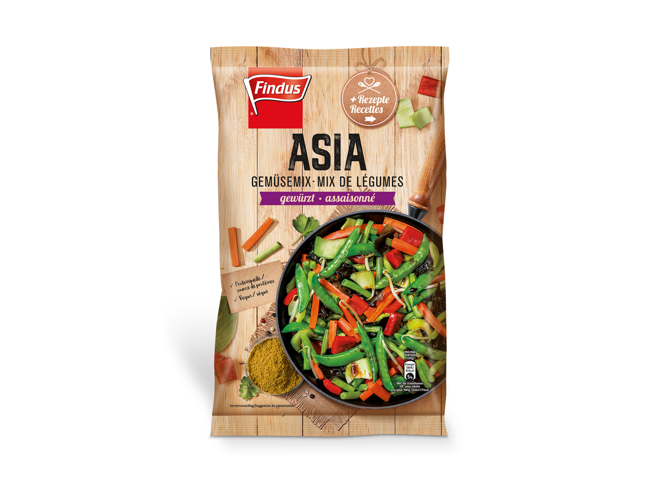Mix de légumes Asia Findus
