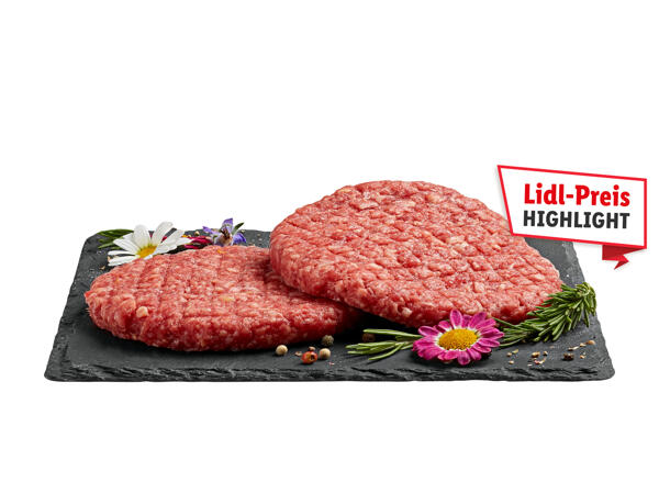 Bio Rinder-Hamburger