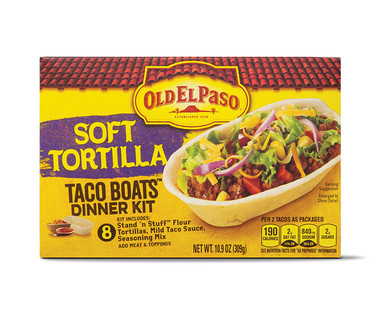 Old El Paso Soft Tortilla Boats Dinner Kit