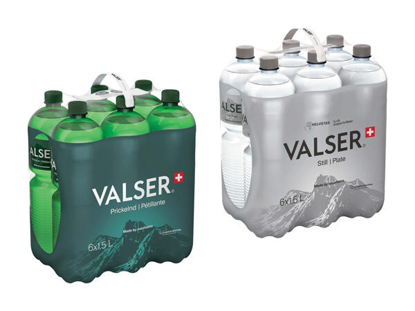 Acqua frizzante/acqua naturale Valser