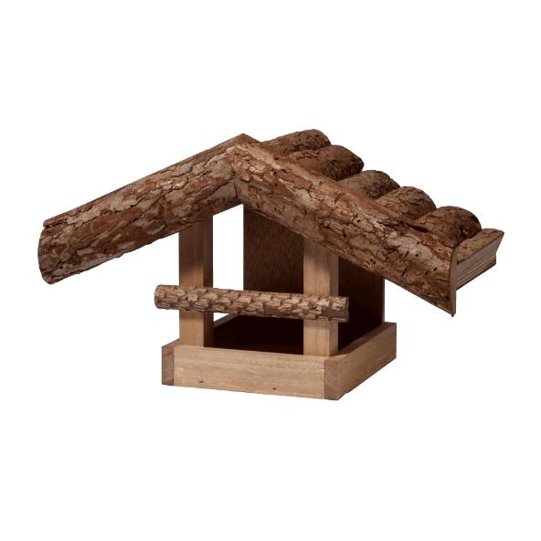Drewniany karmnik dla ptaków