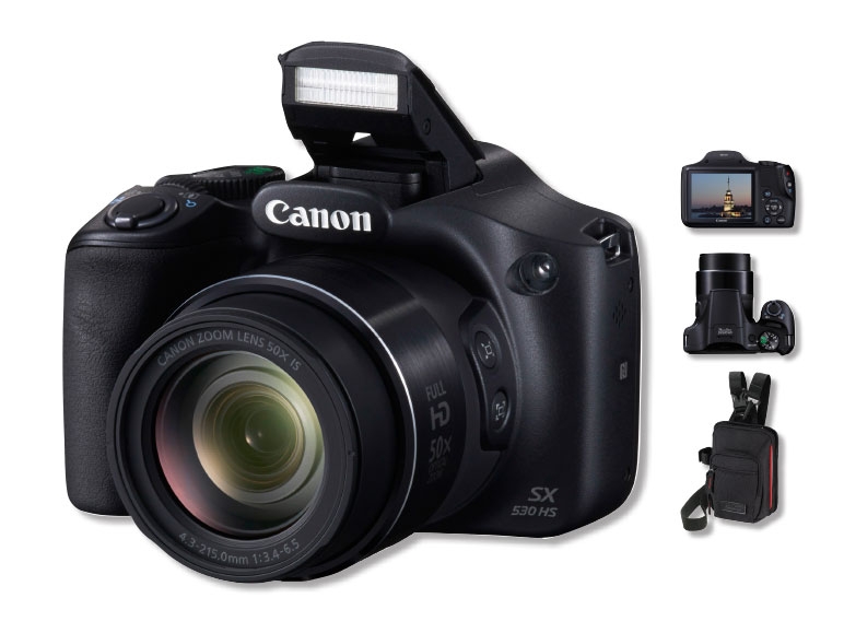 Canon PowerShot SX530 HS + Canon DCC 2500 Camera Case
