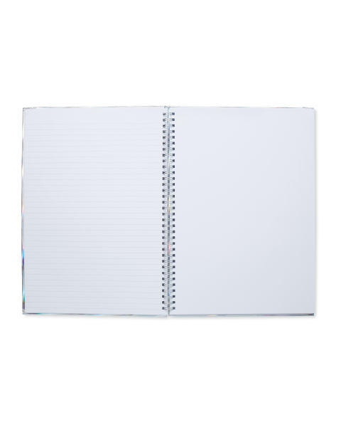A4 Striped Spiral Bound Notebook