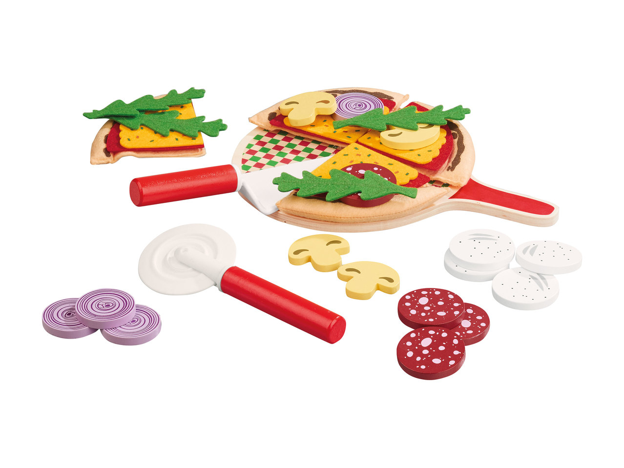 Playtive Junior Wood & Felt Food Set1