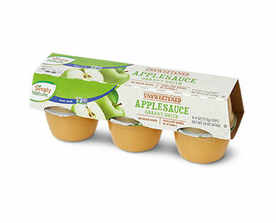 Simply Nature Applesauce Cups Granny Smith or Blueberry