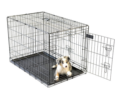Shep Wire Kennel With Divider
