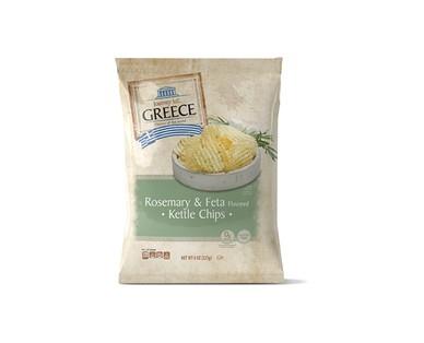 Journey To... Greece Rosemary and Feta Krinkle Cut Kettle Chips