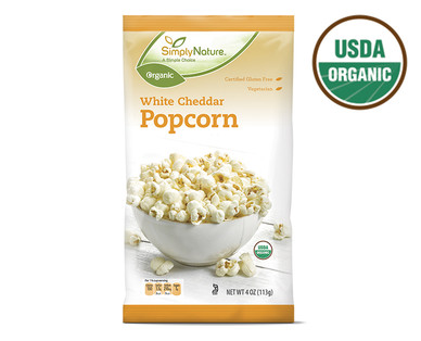 SimplyNature Organic White Cheddar Popcorn