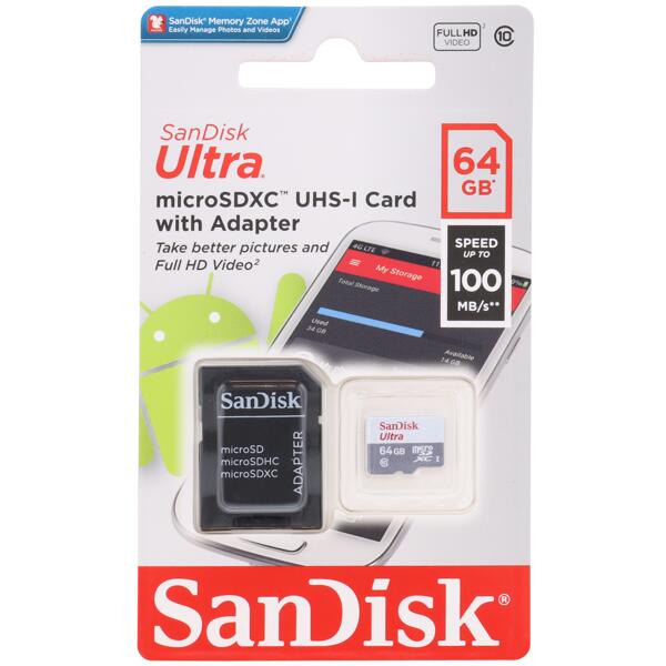 SanDisk micro SDXC kaart UHS-I Ultra