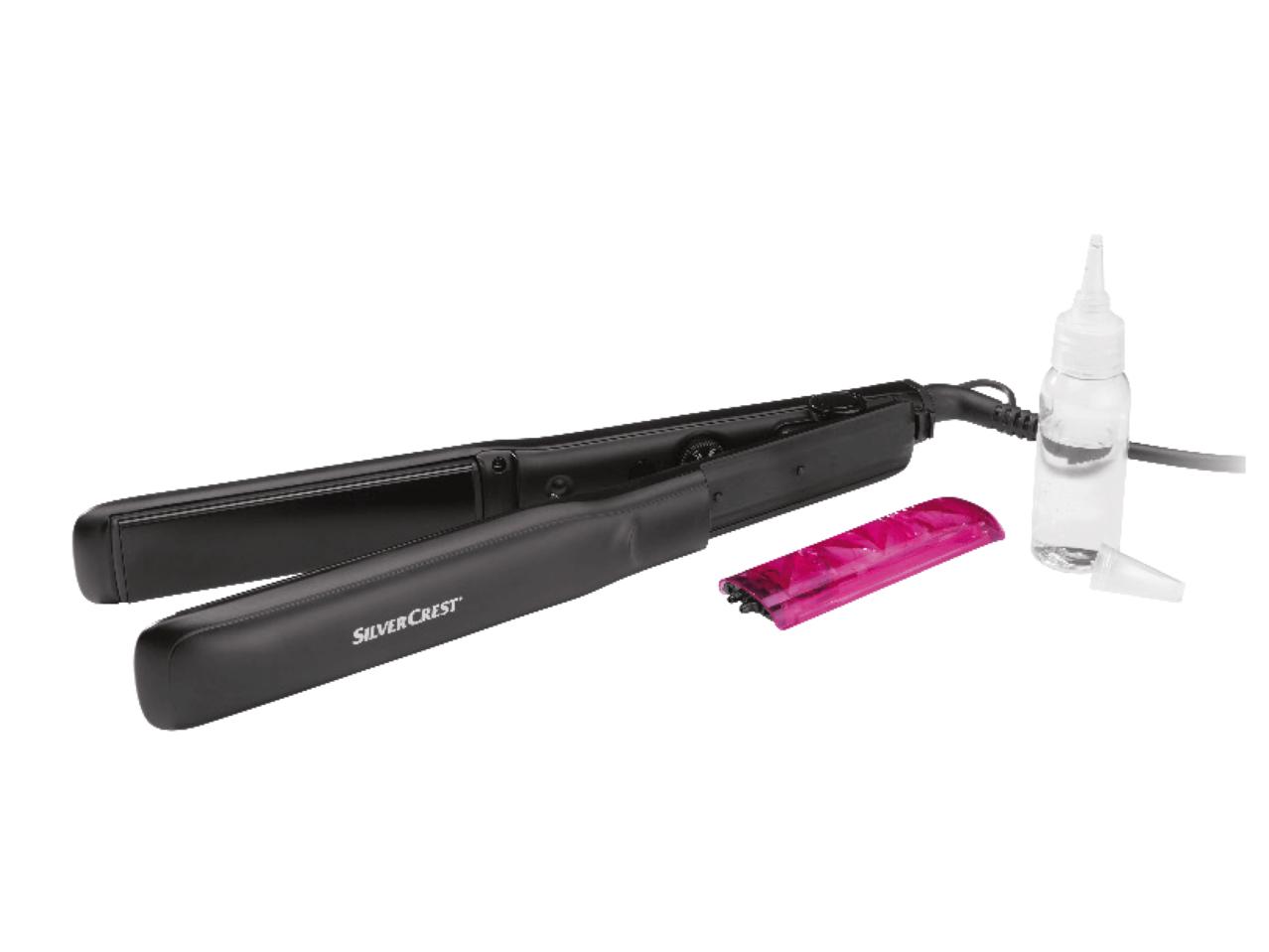SILVERCREST PERSONAL CARE 52W Hair Straightener with Steam Function
