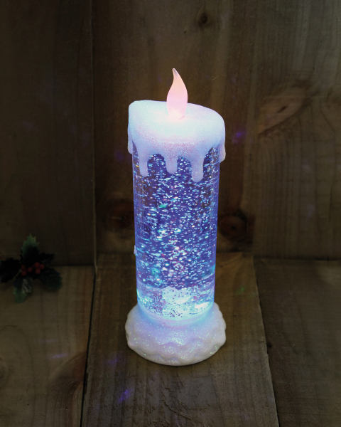 Candle Snow Spinner