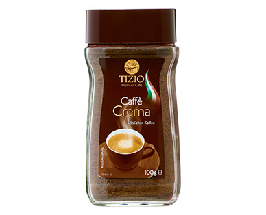 TIZIO Löslicher Espresso oder Caffè Crema