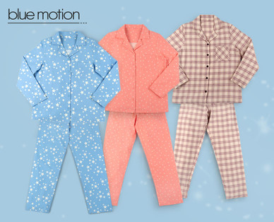 BLUE MOTION Damen-Flanell-Pyjama