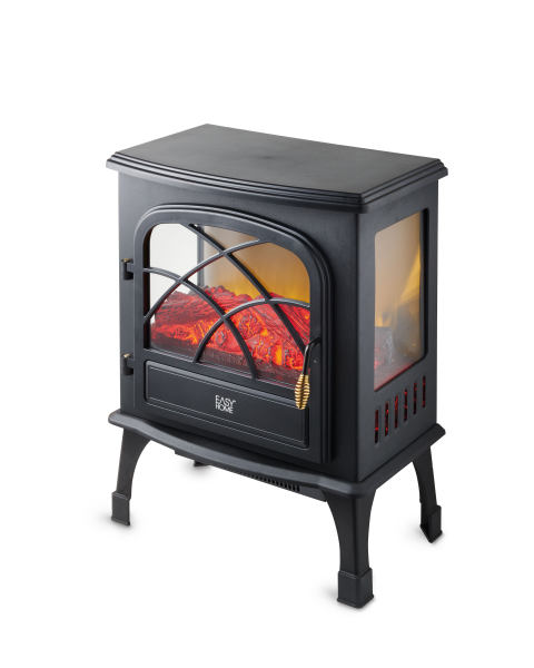 Glass Sided Electric Fireplace
