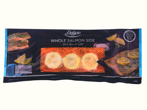 Whole Salmon Side with Lemon & Dill