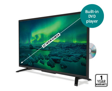 32"/81cm HD TV with DVD Player